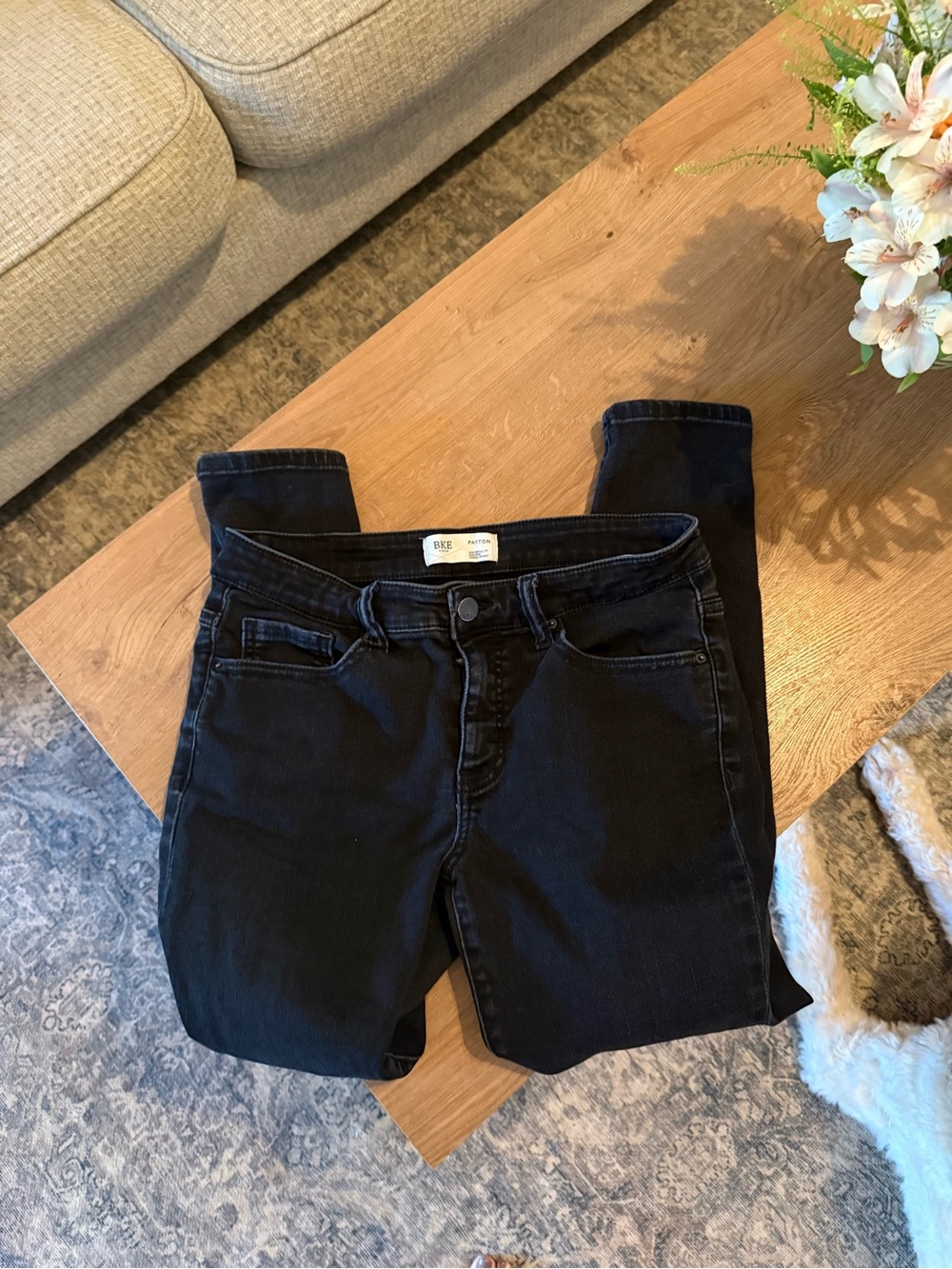 BKE Payton Black Slim Skinny Jeans